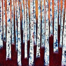 'Birch Woods Daybreak'